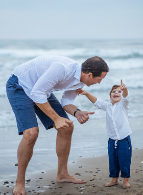 Семейная закатная фотосессия в Марбелье