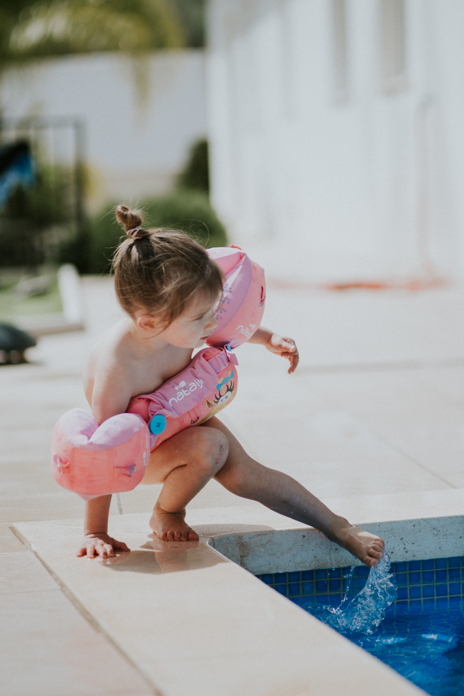 Un día de vacaciones de una familia en España