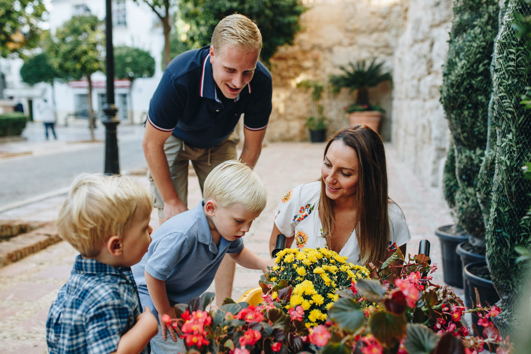 Family photography in the Center of Marbella