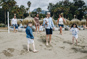 Детская фотосессия на пляже в Марбелье