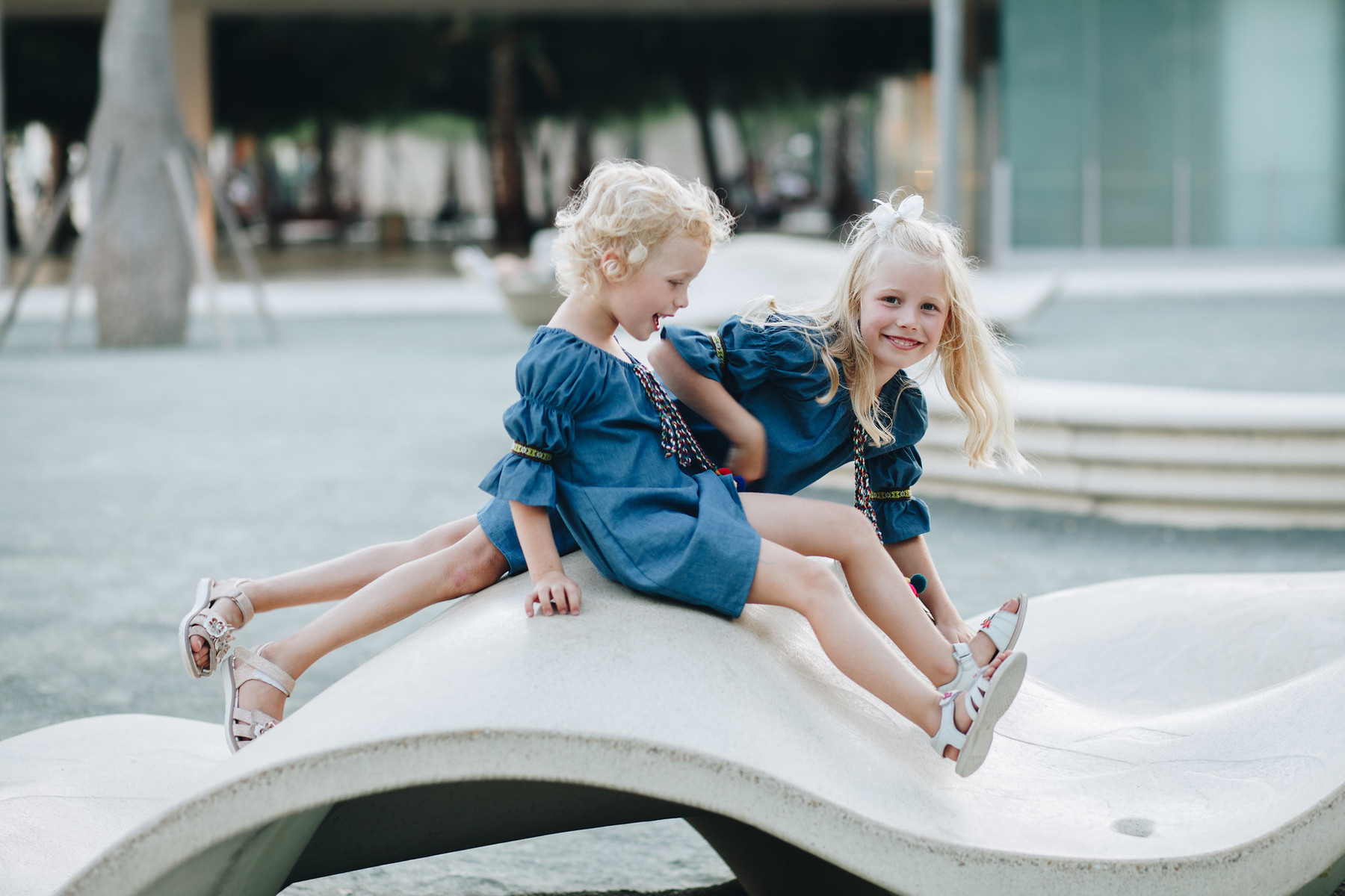 Family photo shoot in the Port of Málaga