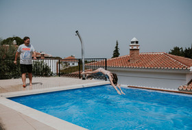 Un día de vacaciones de una familia en España