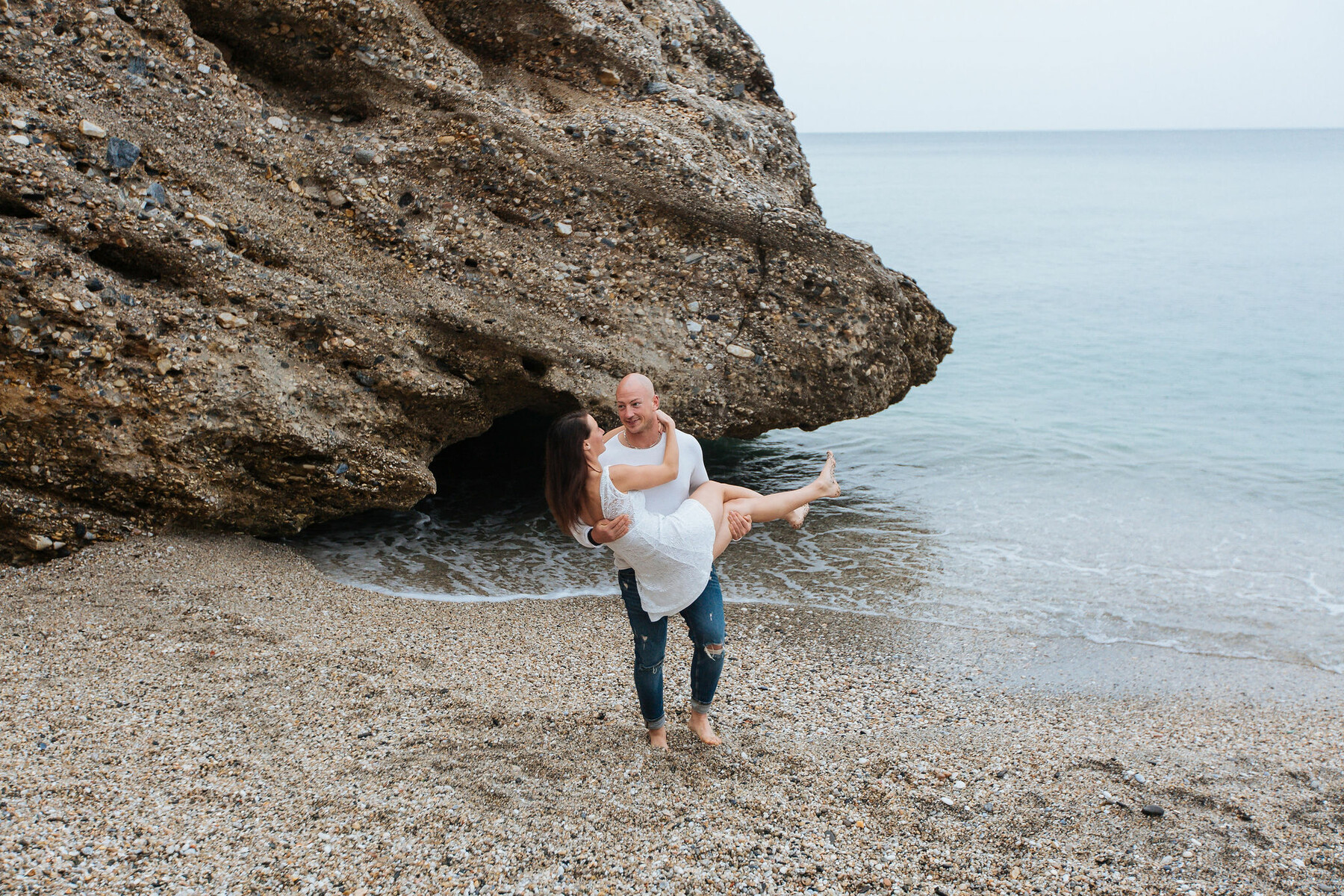 Love story photo set in Nerja