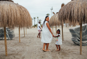 Sesión de fotos de familia en el Puerto Banús, Marbella