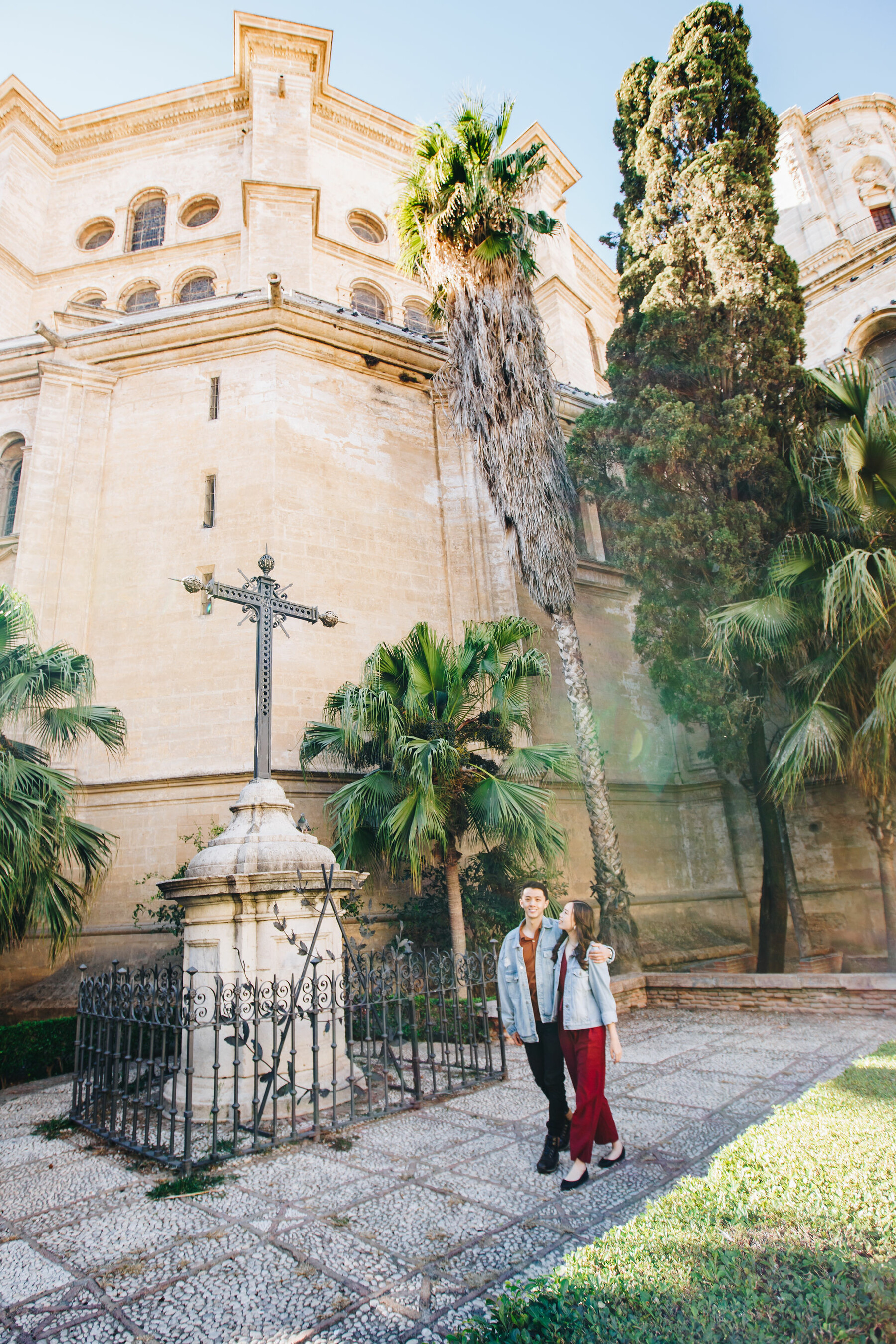 Couple photo set in Malaga