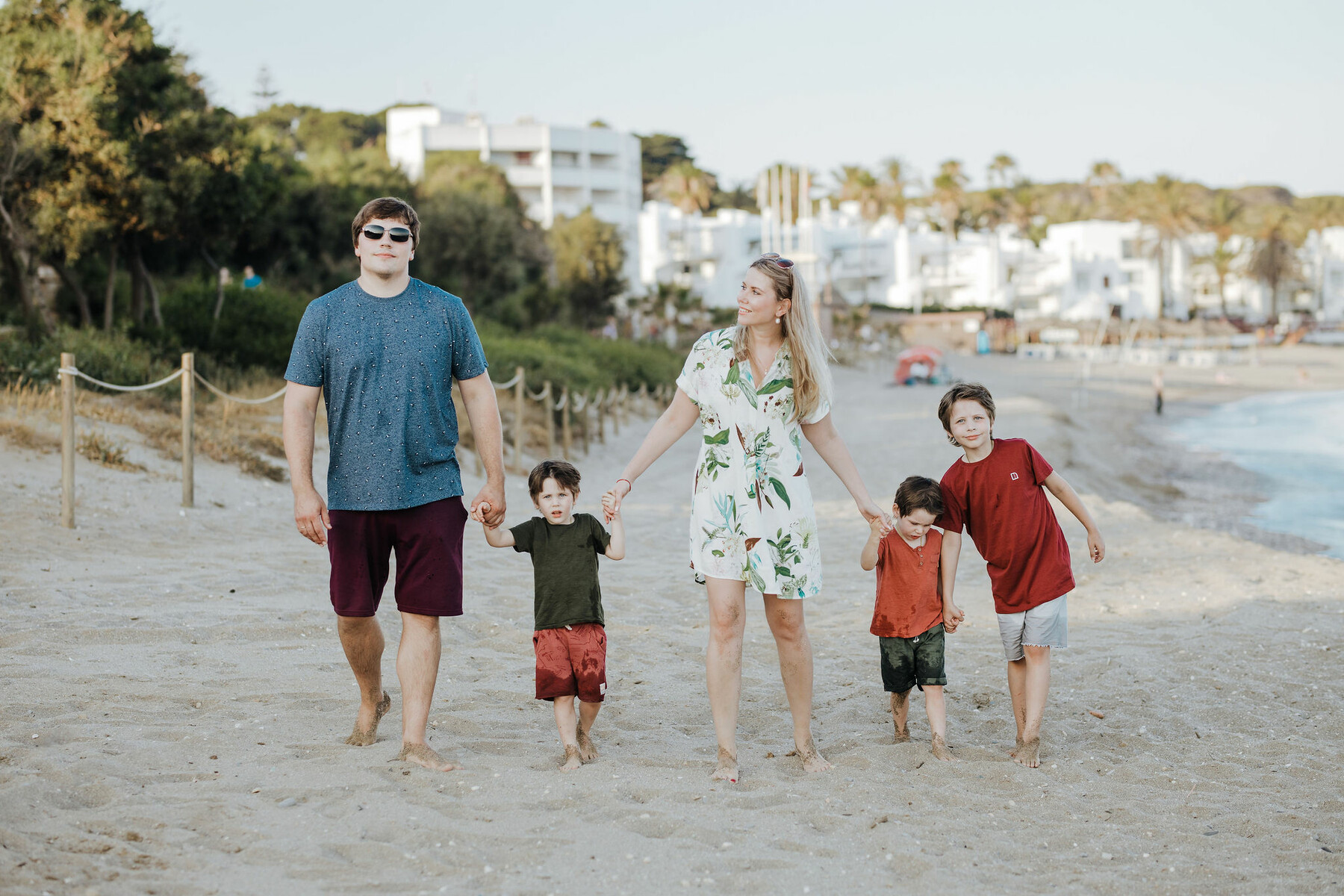 Sesión fotográfica de familia en Marbella