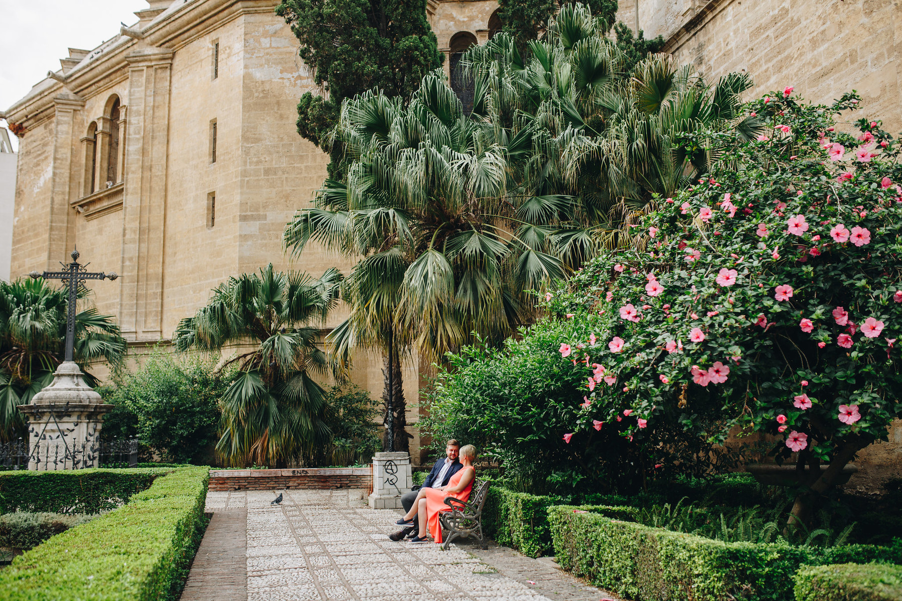 Sesión fotográfica de familia para su aniversario en Málaga 