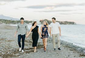 Фотосессия друзей в Эстепоне