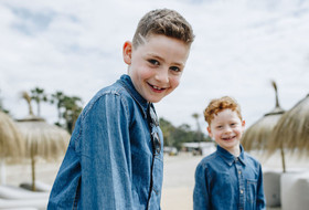 Детская фотосессия на пляже в Марбелье