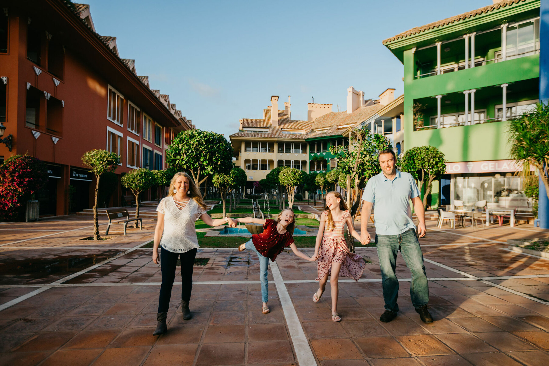 Sesión de fotos de familia en Sotogrande