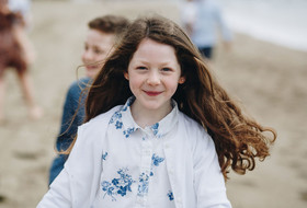 Детская фотосессия на пляже в Марбелье