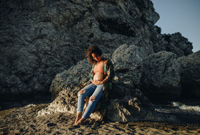 Sesión de fotos de embarazo en Málaga