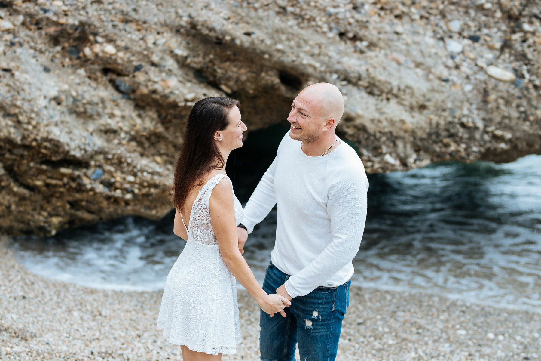 Love story photo set in Nerja