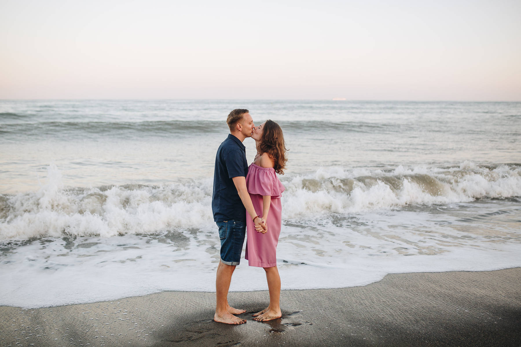 Sesión preboda en la playa de Torremolinos 