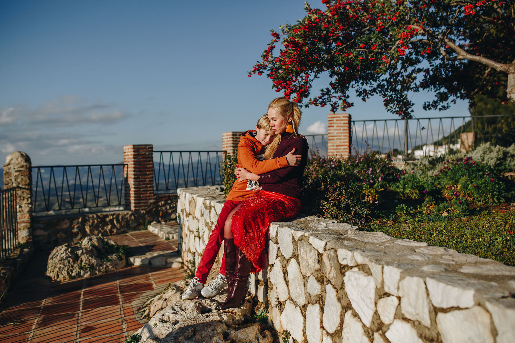 Fotografía de familia en Mijas Pueblo