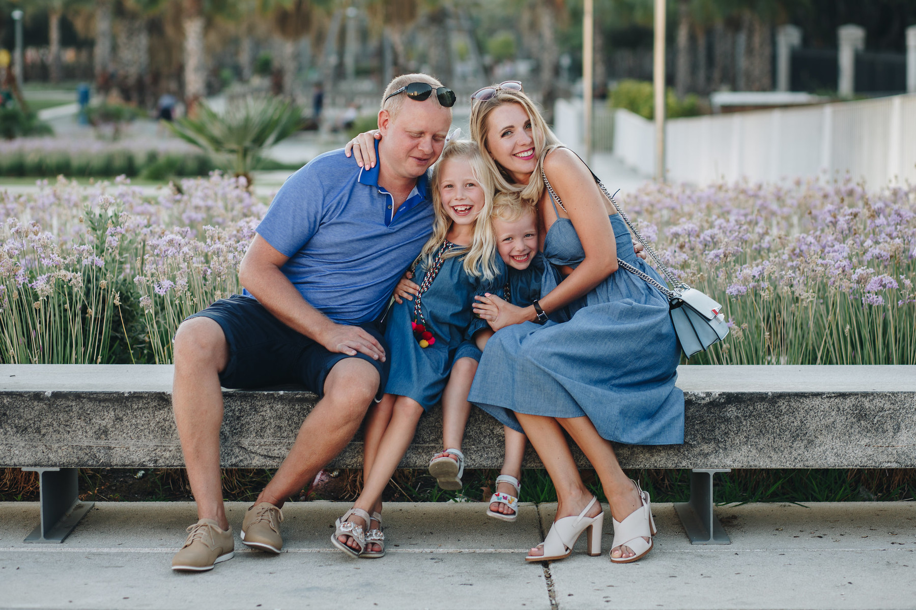 Family photo shoot in the Port of Málaga