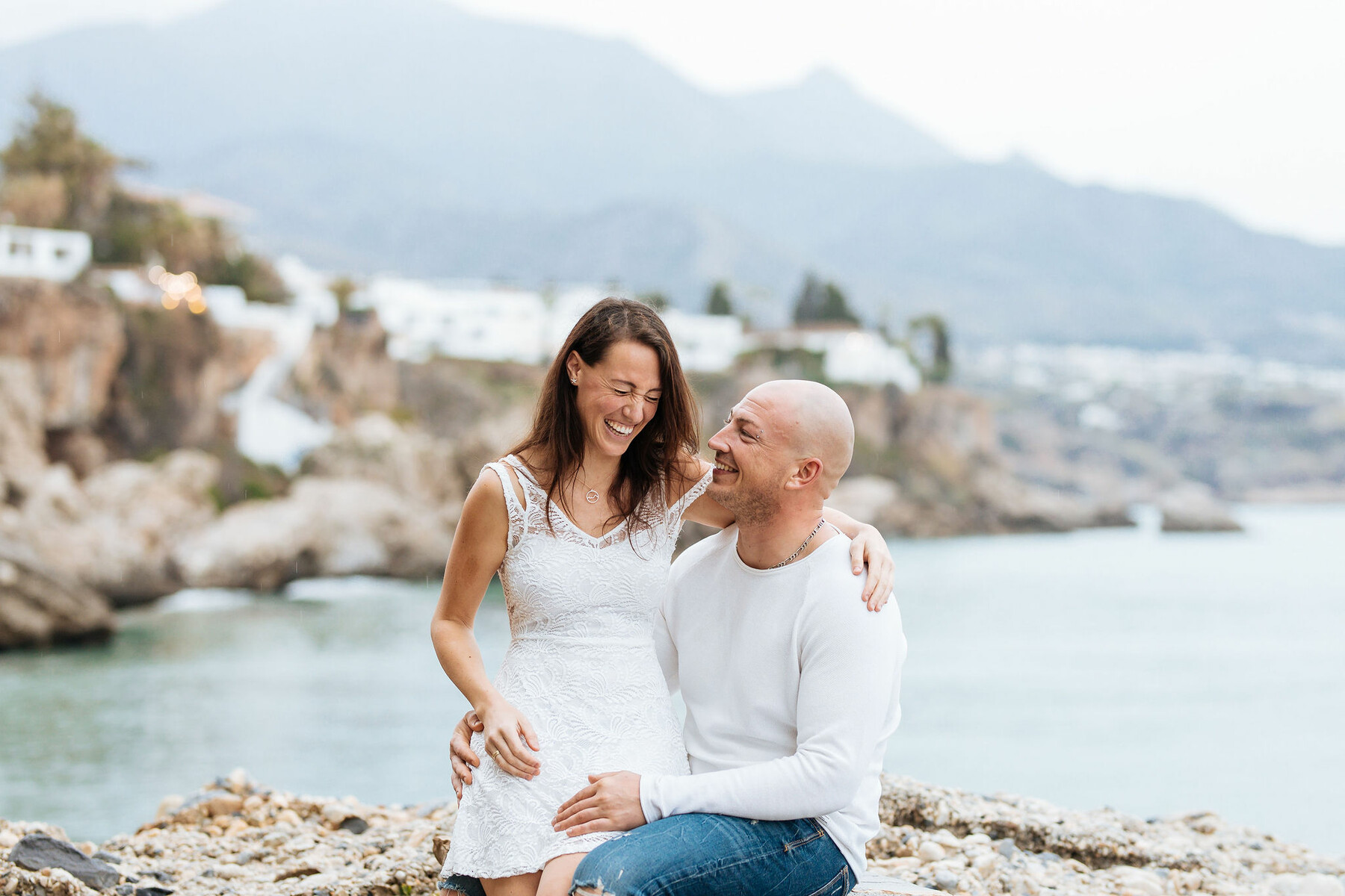 Love story photo set in Nerja