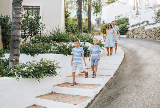 Sesión de fotos de familia en La Heredia,  Benahavís 