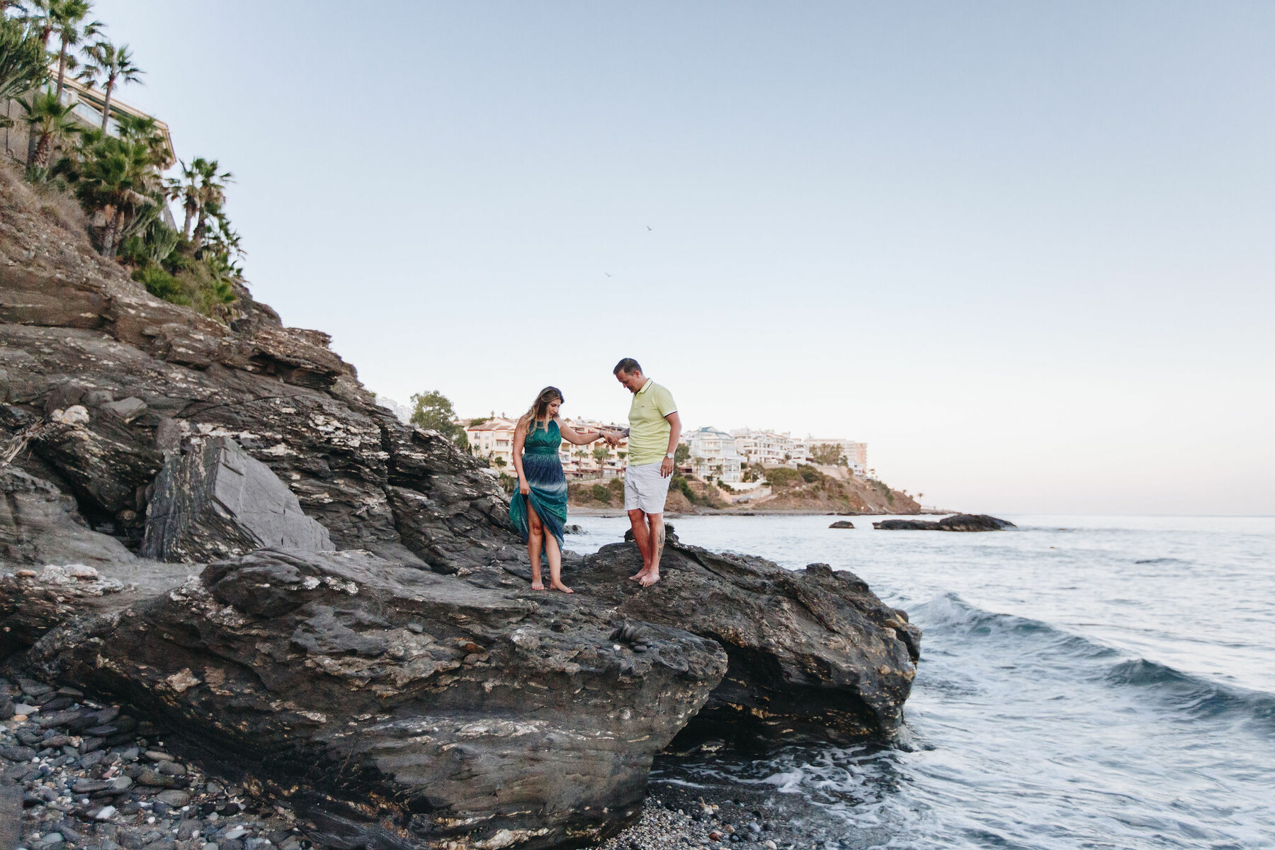 Romantic photo shoot in Benalmadena