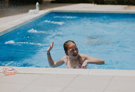 Un día de vacaciones de una familia en España