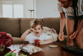 Un día de vacaciones de una familia en España