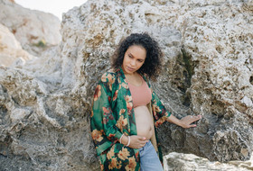 Sesión de fotos de embarazo en Málaga