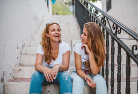 Family photo shoot in Mijas Pueblo