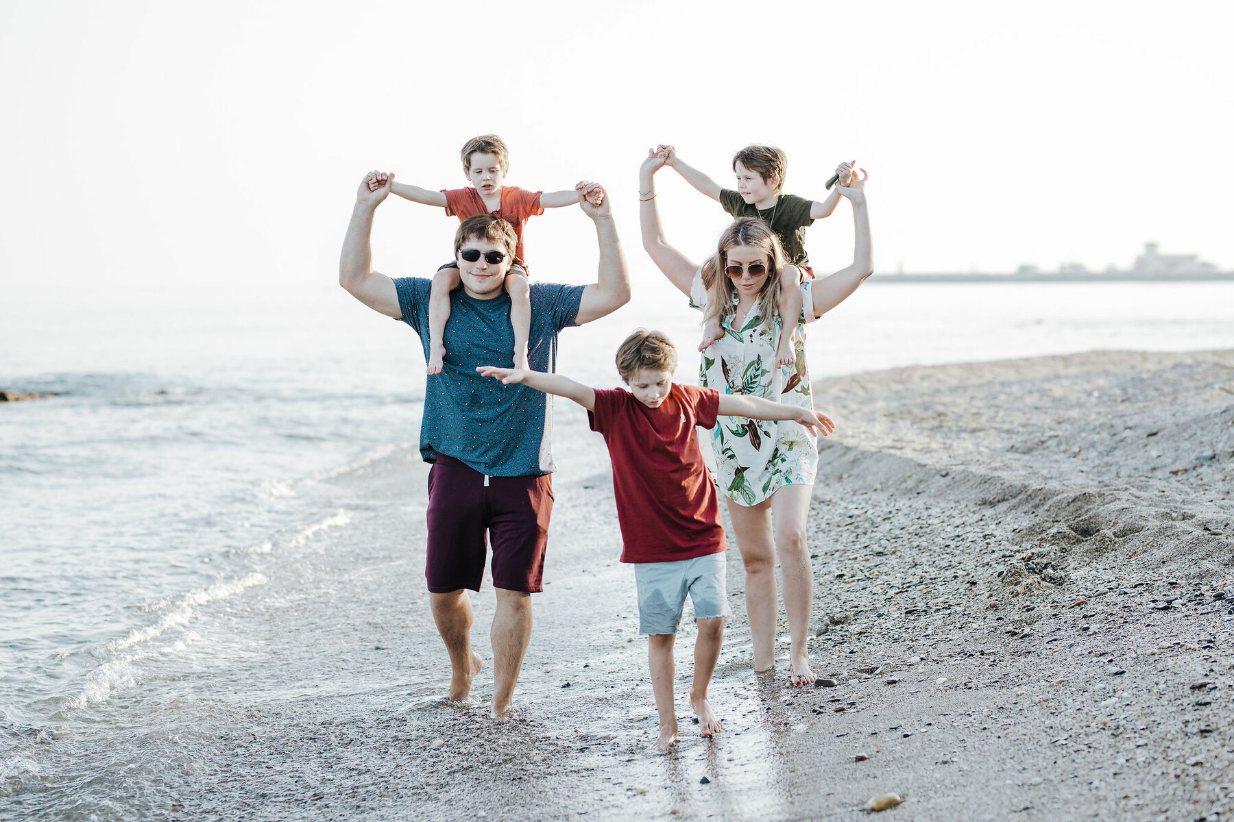 Family photo session in Marbella