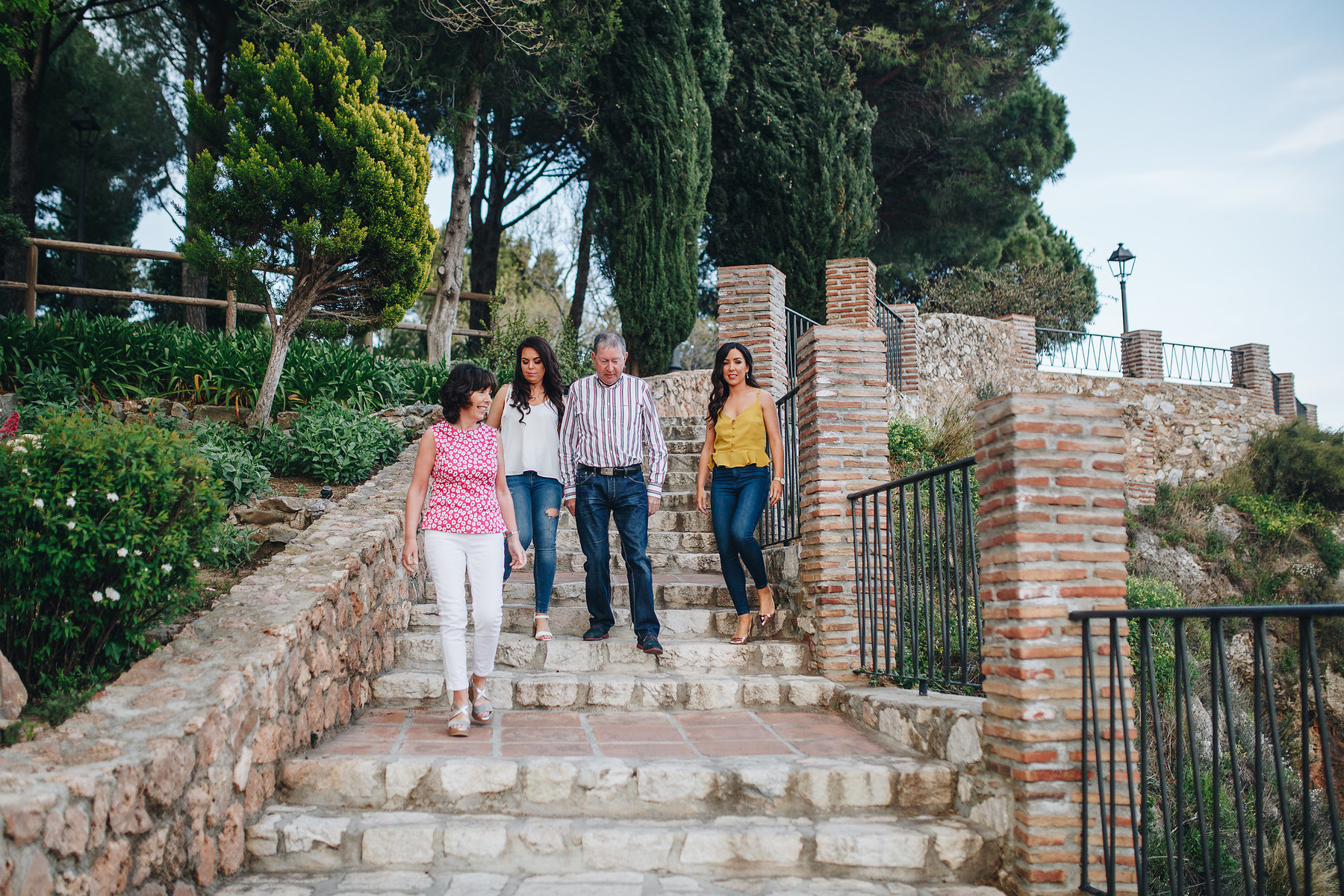 Family photo session in Mijas Pueblo