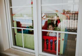 Un día de vacaciones de una familia en España