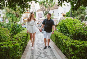 Sesión de fotos de pareja en Marbella
