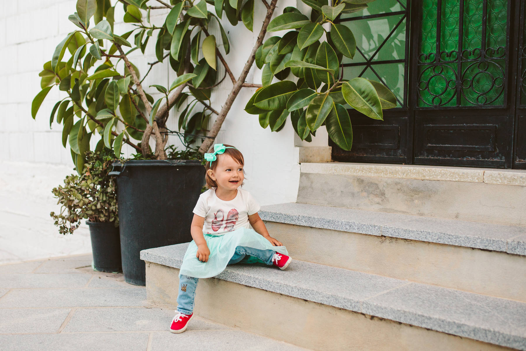 Family photo shoot in Mijas Pueblo