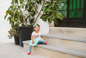 Family photo shoot in Mijas Pueblo