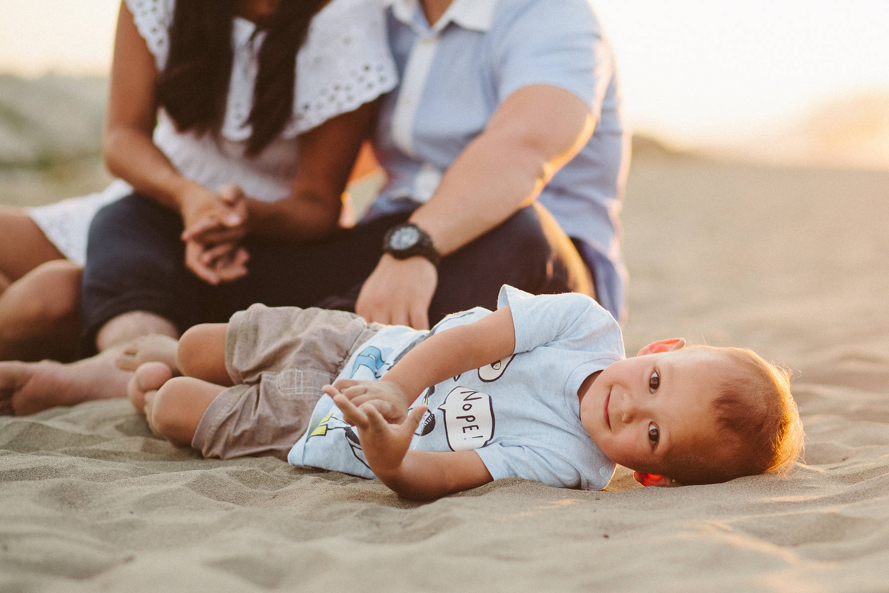 Sesión de fotos de familia en El Palo, Málaga