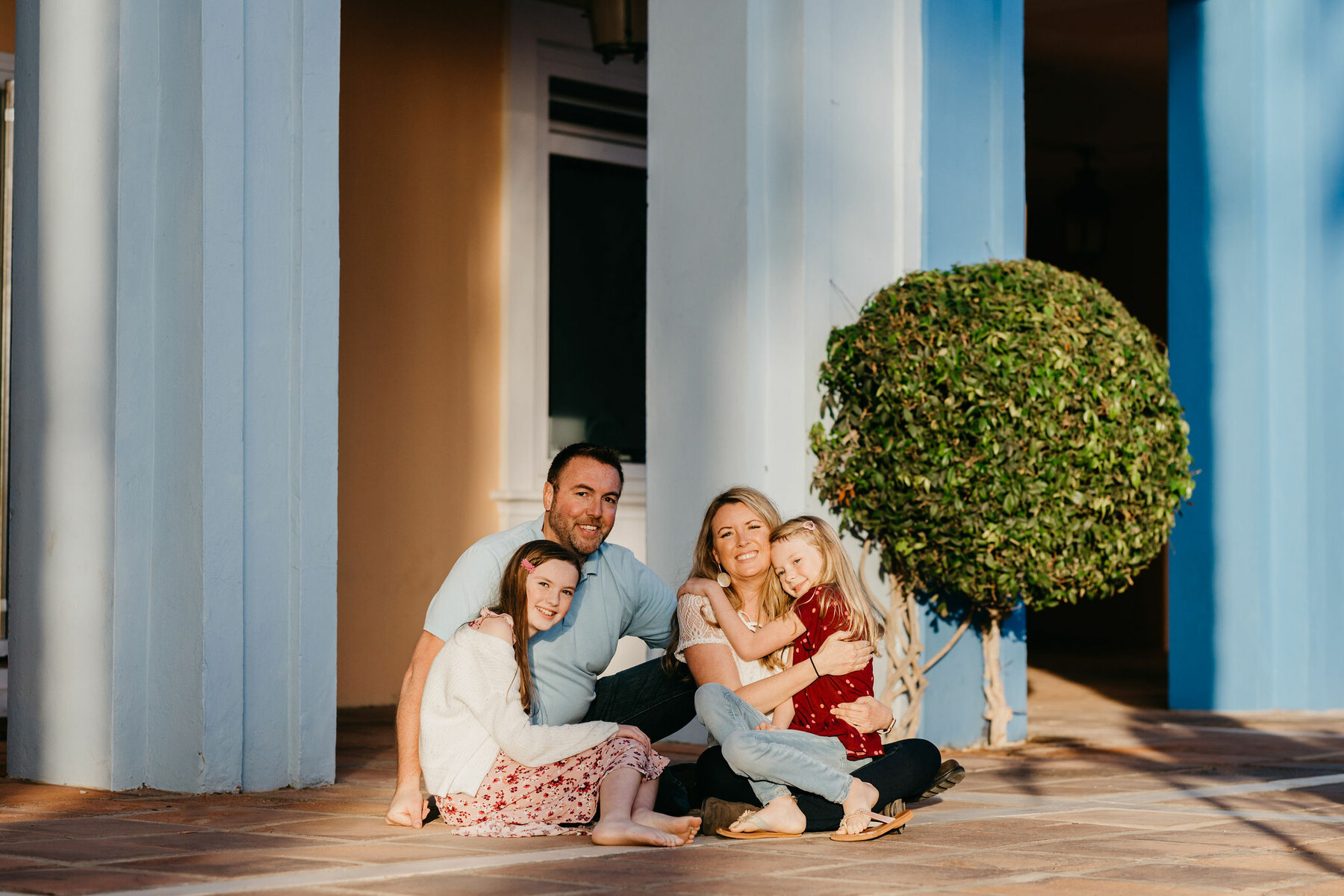 Family photoshoot in Sotogrande