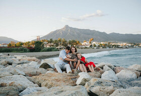 Fotografía de familia en Marbella