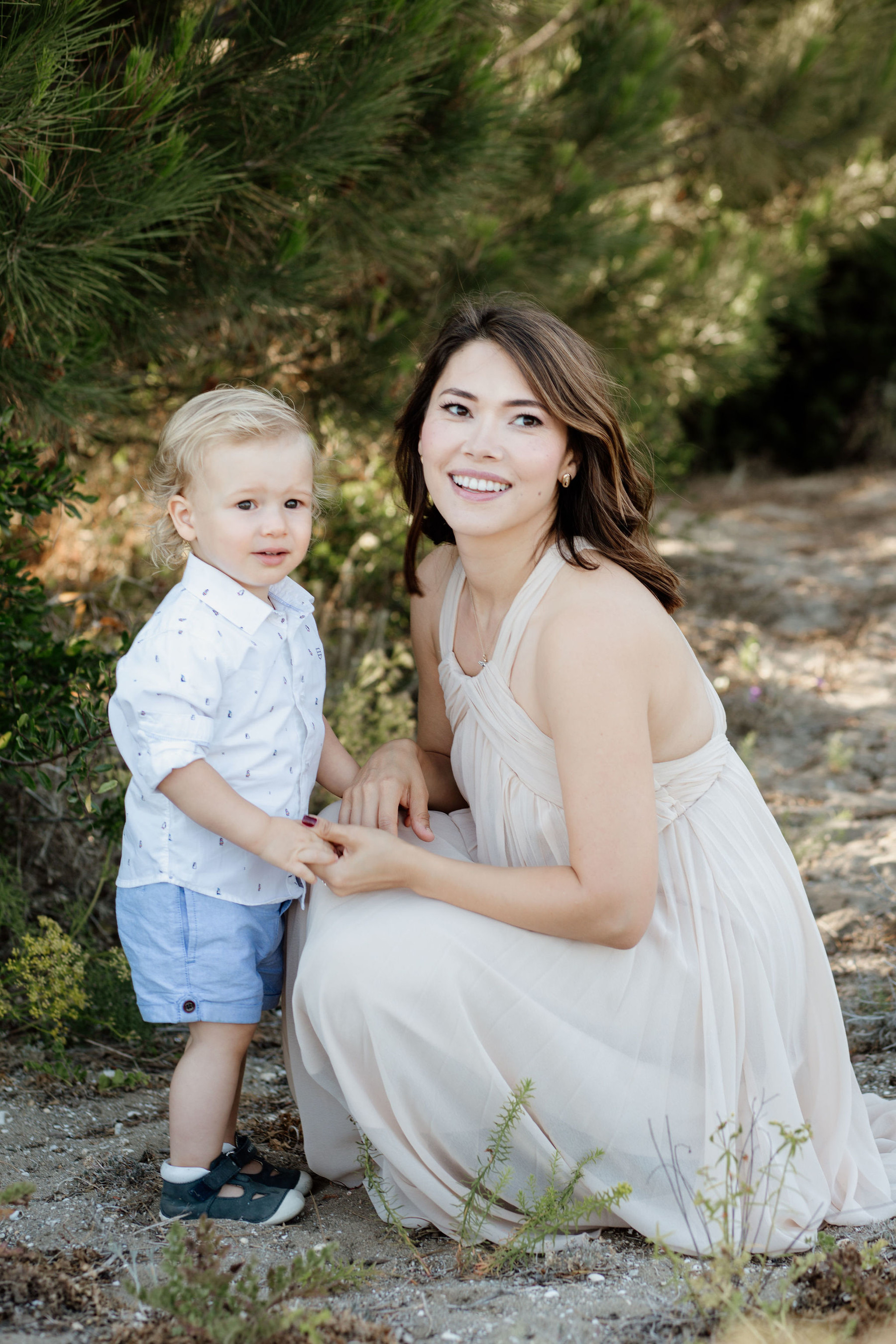 Sesión fotográfica de familia en Cabopino en Marbella