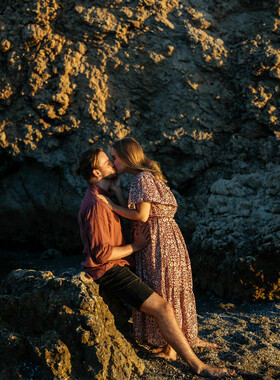 Photo set on the beach in Malaga