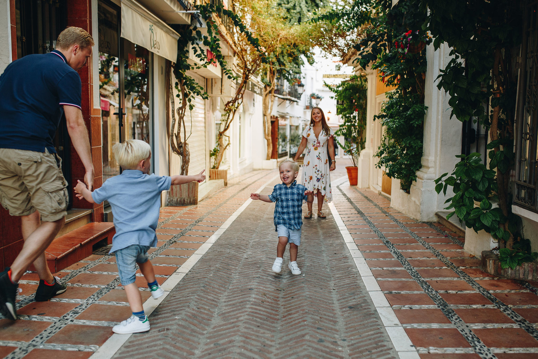 Family photography in the Center of Marbella