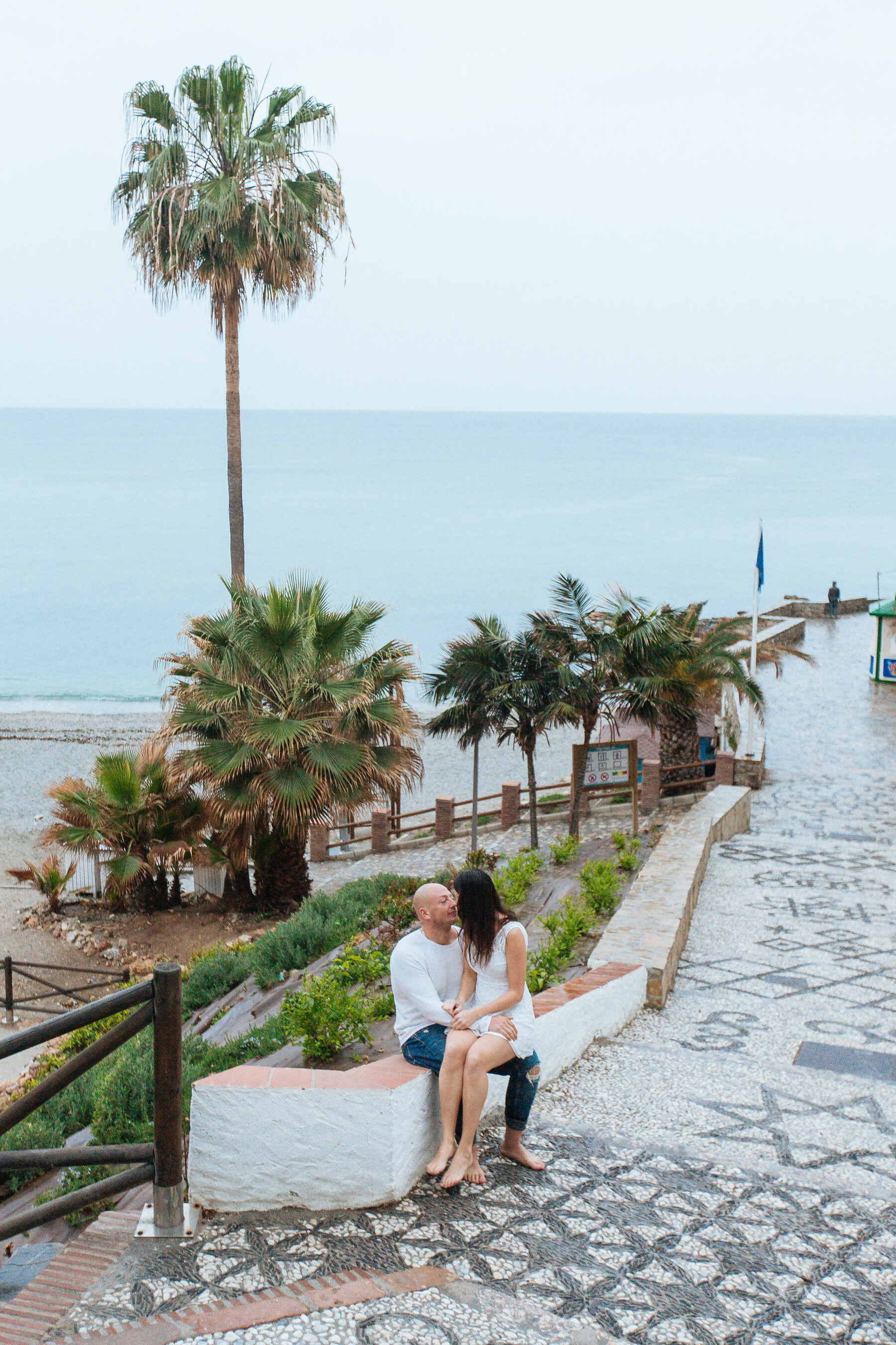 Love story photo set in Nerja