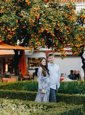 Couple photo set in Marbella