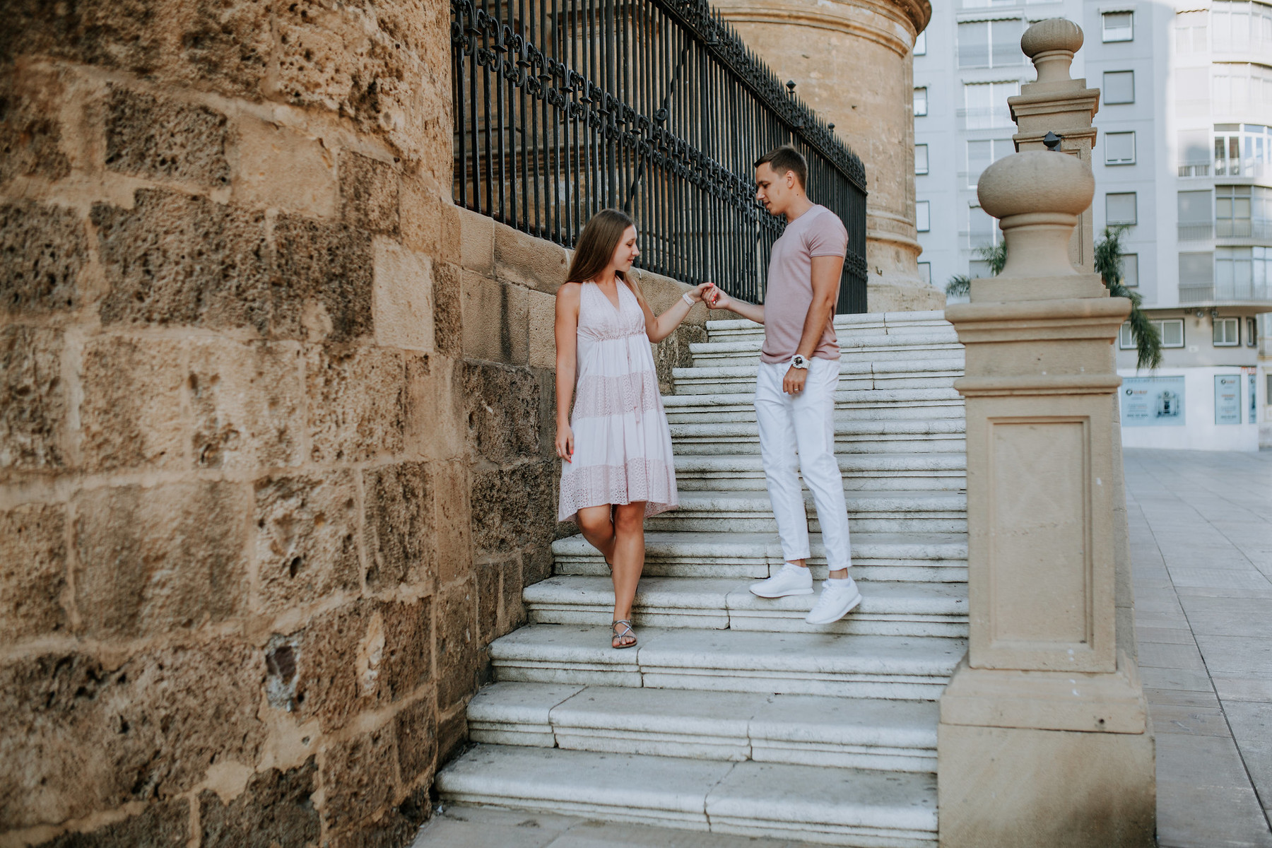 Romantic photo shoot in Málaga
