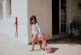 Un día de vacaciones de una familia en España