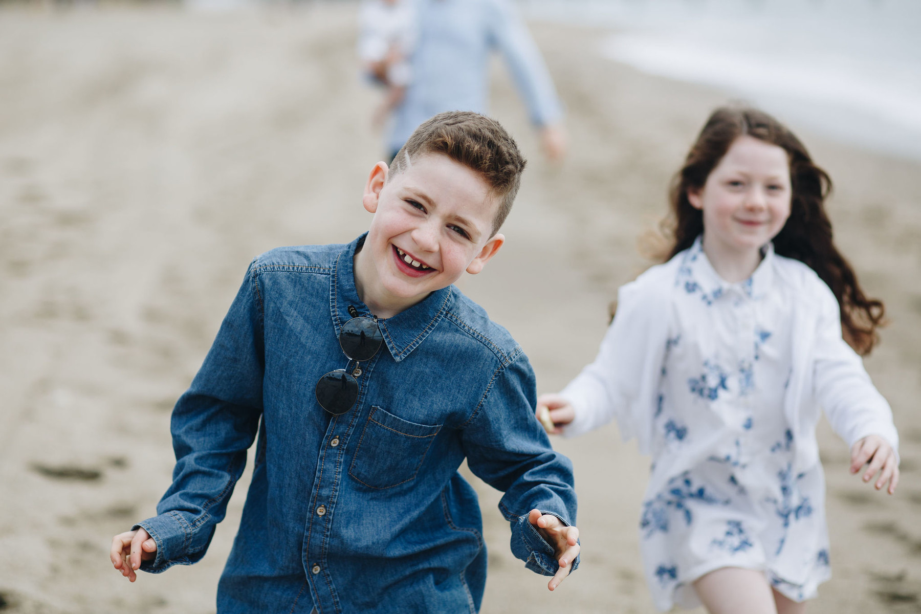 Kids photo shoot in the beach in Marbella