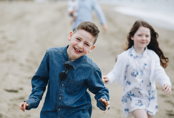 Детская фотосессия на пляже в Марбелье