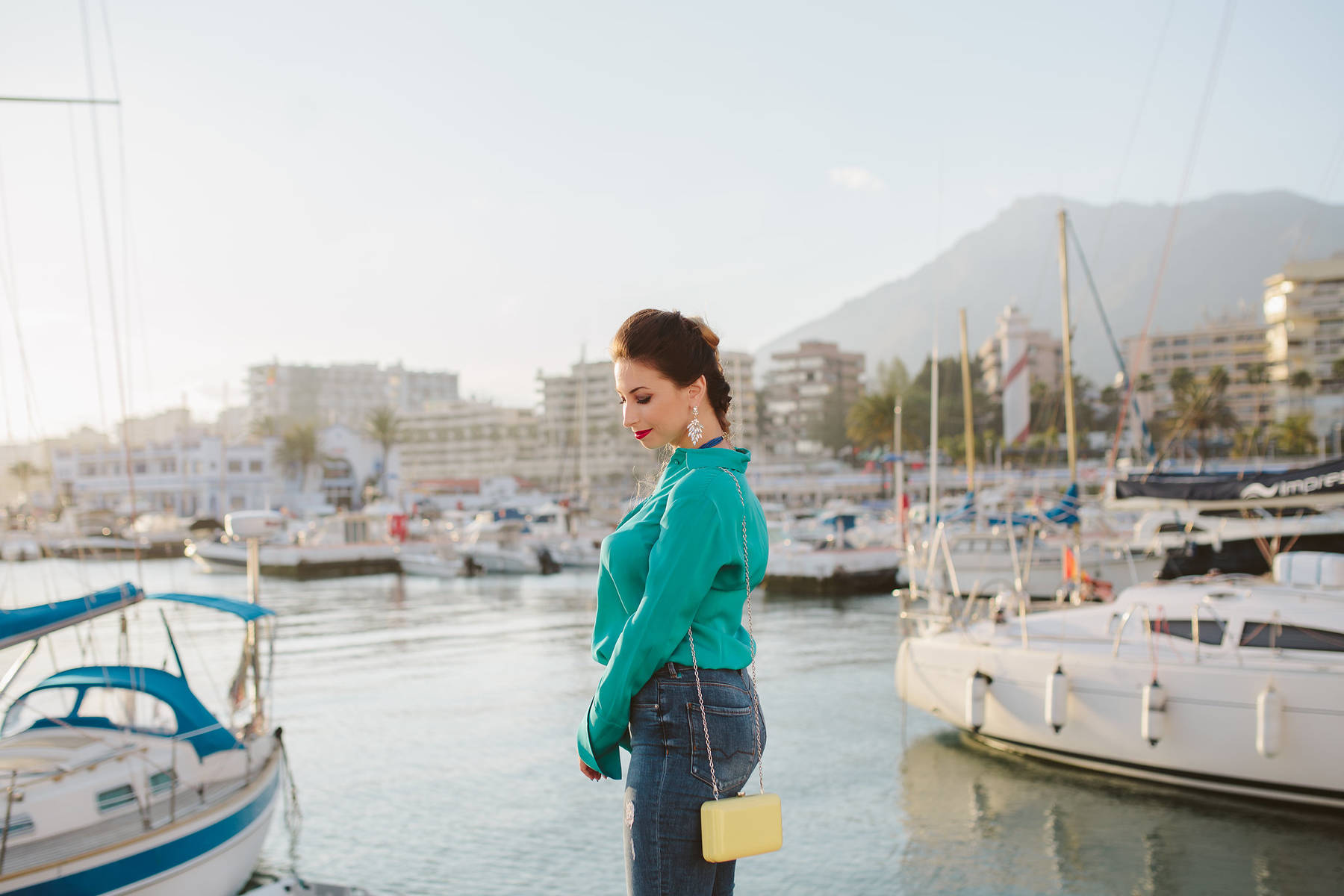 Portrait photo session in the Centre of Marbella