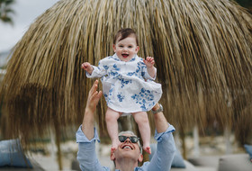 Детская фотосессия на пляже в Марбелье