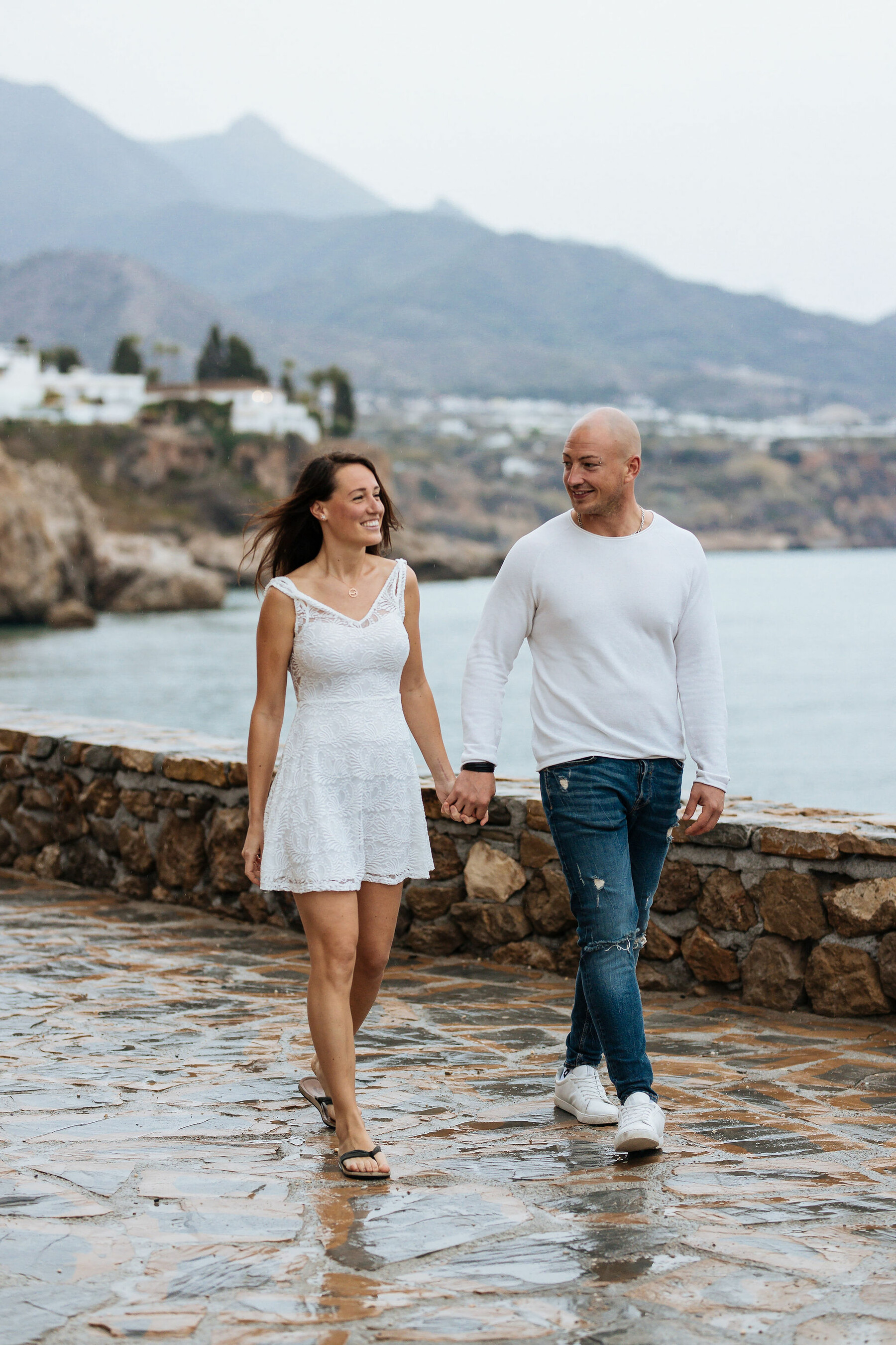 Love story photo set in Nerja