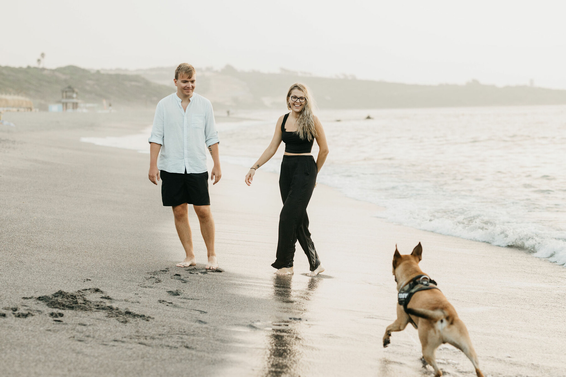 Sesión de fotos con perro en Manilva